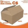 Medium Carton Box (A Flute RSC Box) C6